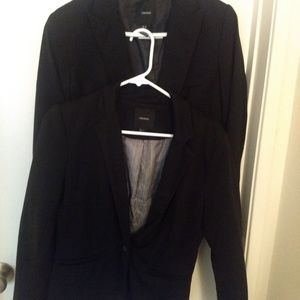 Pair of black blazzers